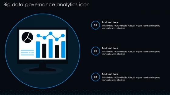 Big Data Governance Analytics Icon
