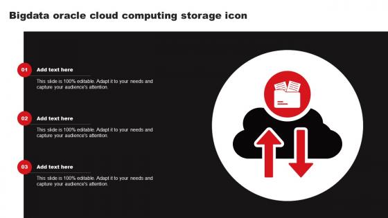 Bigdata Oracle Cloud Computing Storage Icon