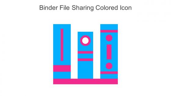 Binder File Sharing Colored Icon In Powerpoint Pptx Png And Editable Eps Format