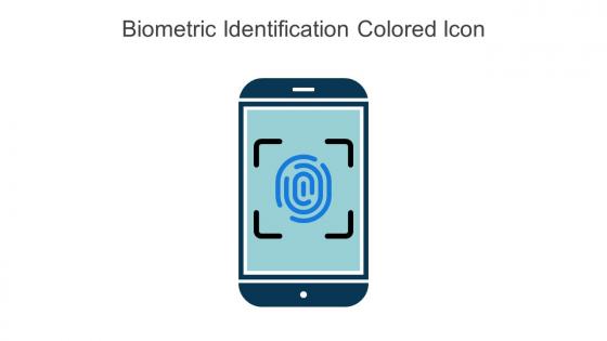 Biometric Identification Colored Icon In Powerpoint Pptx Png And Editable Eps Format