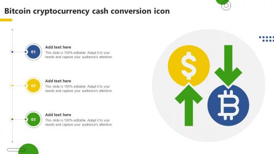 Bitcoin Cryptocurrency Cash Conversion Icon