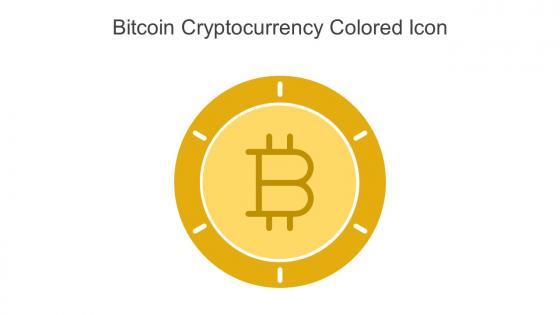 Bitcoin Cryptocurrency Colored Icon In Powerpoint Pptx Png And Editable Eps Format