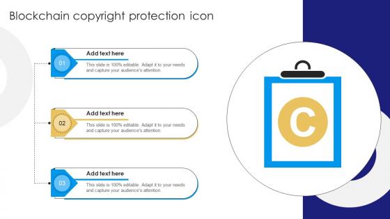 Blockchain Copyright Protection Icon