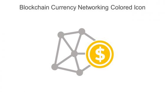 Blockchain Currency Networking Colored Icon In Powerpoint Pptx Png And Editable Eps Format