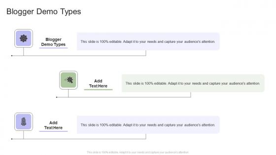 Blogger Demo Types In Powerpoint And Google Slides Cpb