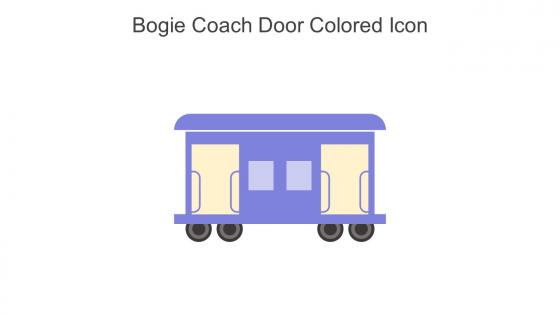 Bogie Coach Door Colored Icon In Powerpoint Pptx Png And Editable Eps Format