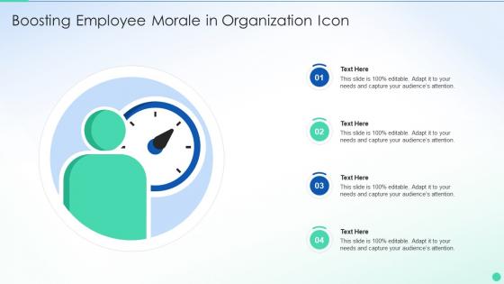 Boosting Employee Morale In Organization Icon