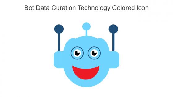 Bot Data Curation Technology Colored Icon In Powerpoint Pptx Png And Editable Eps Format
