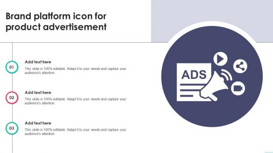 Brand Platform Icon For Product Advertisement