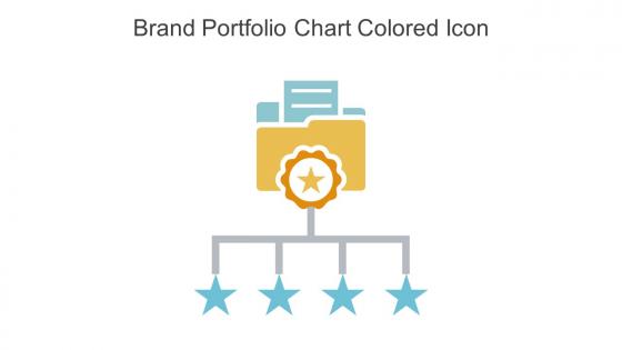 Brand Portfolio Chart Colored Icon In Powerpoint Pptx Png And Editable Eps Format