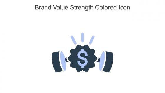 Brand Value Strength Colored Icon In Powerpoint Pptx Png And Editable Eps Format