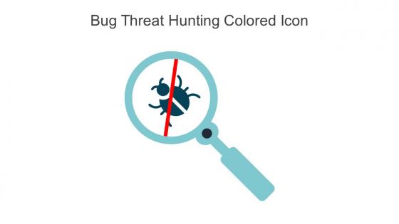 Bug Threat Hunting Colored Icon In Powerpoint Pptx Png And Editable Eps Format