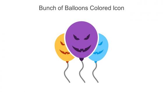 Bunch Of Balloons Colored Icon In Powerpoint Pptx Png And Editable Eps Format