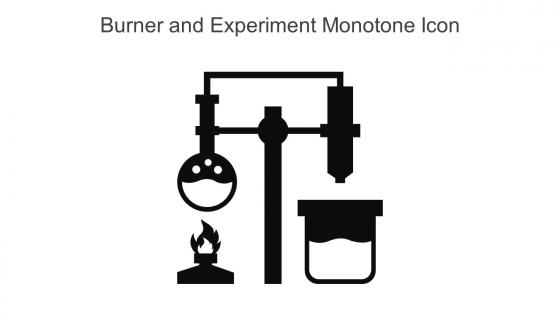 Burner And Experiment Monotone Icon In Powerpoint Pptx Png And Editable Eps Format