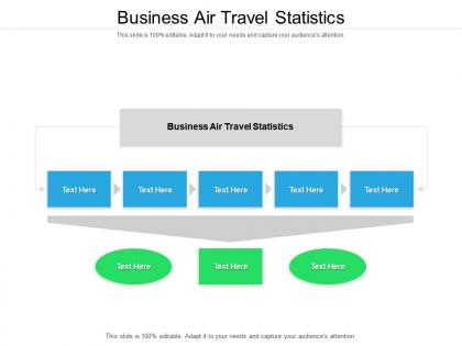 Business air travel statistics ppt powerpoint presentation gallery icons cpb