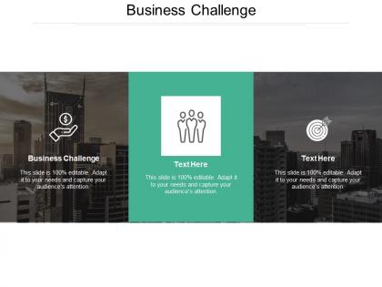 Business challenge ppt powerpoint presentation icon examples cpb