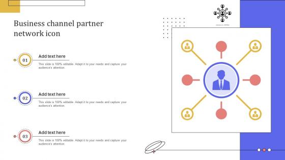 Business Channel Partner Network Icon