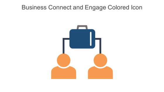 Business Connect And Engage Colored Icon In Powerpoint Pptx Png And Editable Eps Format