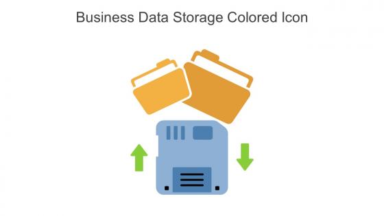 Business Data Storage Colored Icon In Powerpoint Pptx Png And Editable Eps Format