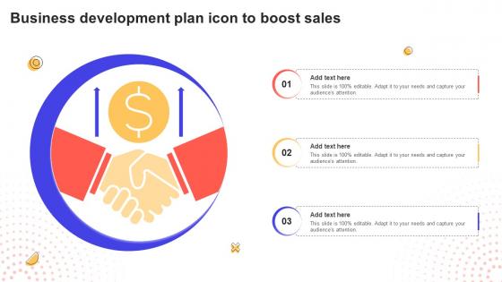 Business Development Plan Icon To Boost Sales
