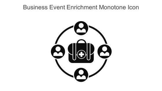 Business Event Enrichment Monotone Icon In Powerpoint Pptx Png And Editable Eps Format