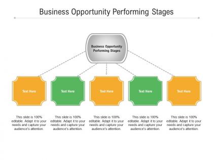 Business opportunity performing stages ppt powerpoint presentation inspiration icons cpb