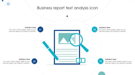 Business Report Text Analysis Icon
