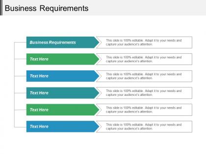 Business requirements ppt powerpoint presentation icon structure cpb
