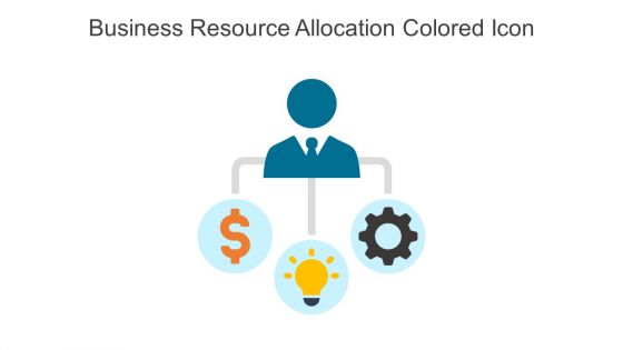 Business Resource Allocation Colored Icon In Powerpoint Pptx Png And Editable Eps Format