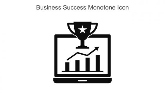 Business Success Monotone Icon In Powerpoint Pptx Png And Editable Eps Format