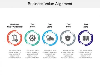 Business value alignment ppt powerpoint presentation icon mockup cpb