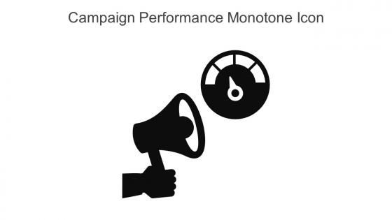 Campaign Performance Monotone Icon In Powerpoint Pptx Png And Editable Eps Format
