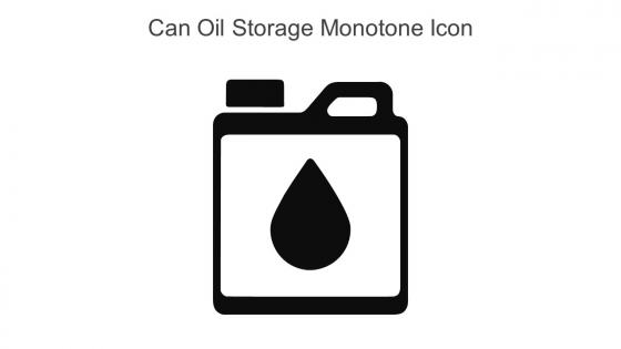 Can Oil Storage Monotone Icon In Powerpoint Pptx Png And Editable Eps Format