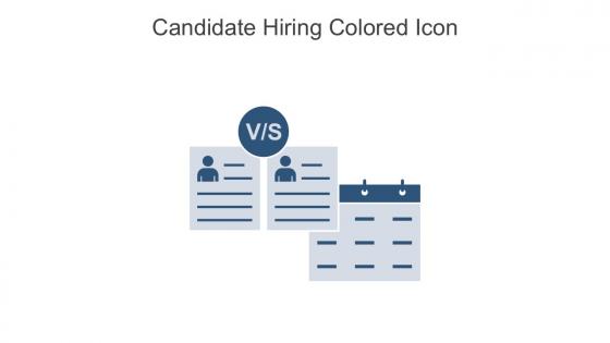 Candidate Hiring Colored Icon In Powerpoint Pptx Png And Editable Eps Format