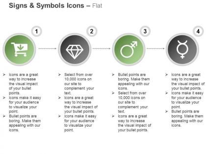 Cart arrow down diamond mars stroke mercury ppt icons graphics