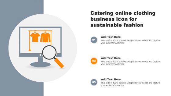 Catering Online Clothing Business Icon For Sustainable Fashion