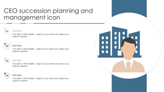 CEO Succession Planning And Management Icon