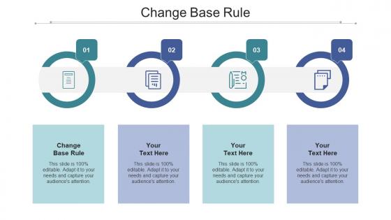 Change base rule ppt powerpoint presentation ideas icon cpb