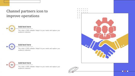 Channel Partners Icon To Improve Operations