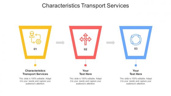 Characteristics Transport Services Ppt Powerpoint Presentation Icon Picture Cpb