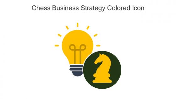Chess Business Strategy Colored Icon In Powerpoint Pptx Png And Editable Eps Format