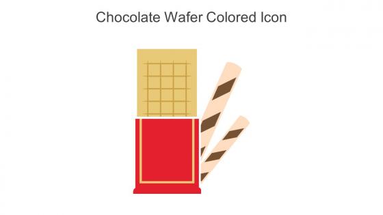 Chocolate Wafer Colored Icon In Powerpoint Pptx Png And Editable Eps Format