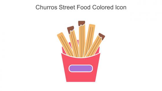 Churros Street Food Colored Icon In Powerpoint Pptx Png And Editable Eps Format