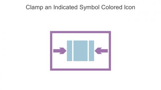 Clamp An Indicated Symbol Colored Icon In Powerpoint Pptx Png And Editable Eps Format