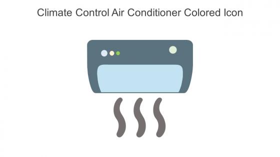 Climate Control Air Conditioner Colored Icon In Powerpoint Pptx Png And Editable Eps Format