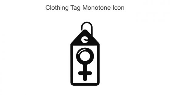 Clothing Tag Monotone Icon In Powerpoint Pptx Png And Editable Eps Format