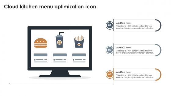 Cloud Kitchen Menu Optimization Icon