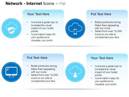Cloud shield mobile download computer ppt icons graphics