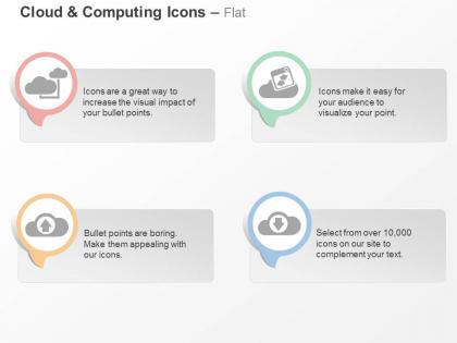 Cloud technology mobile communication data transfer ppt icons graphics