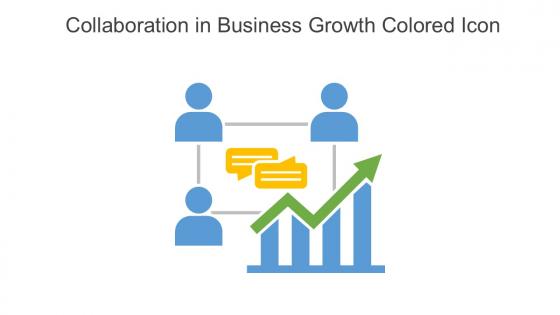 Collaboration In Business Growth Colored Icon In Powerpoint Pptx Png And Editable Eps Format